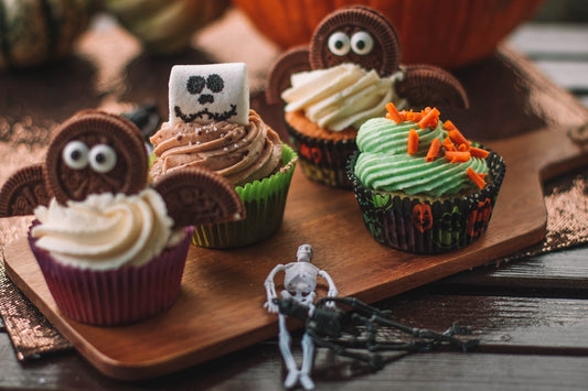 Spöklika Halloween-muffins