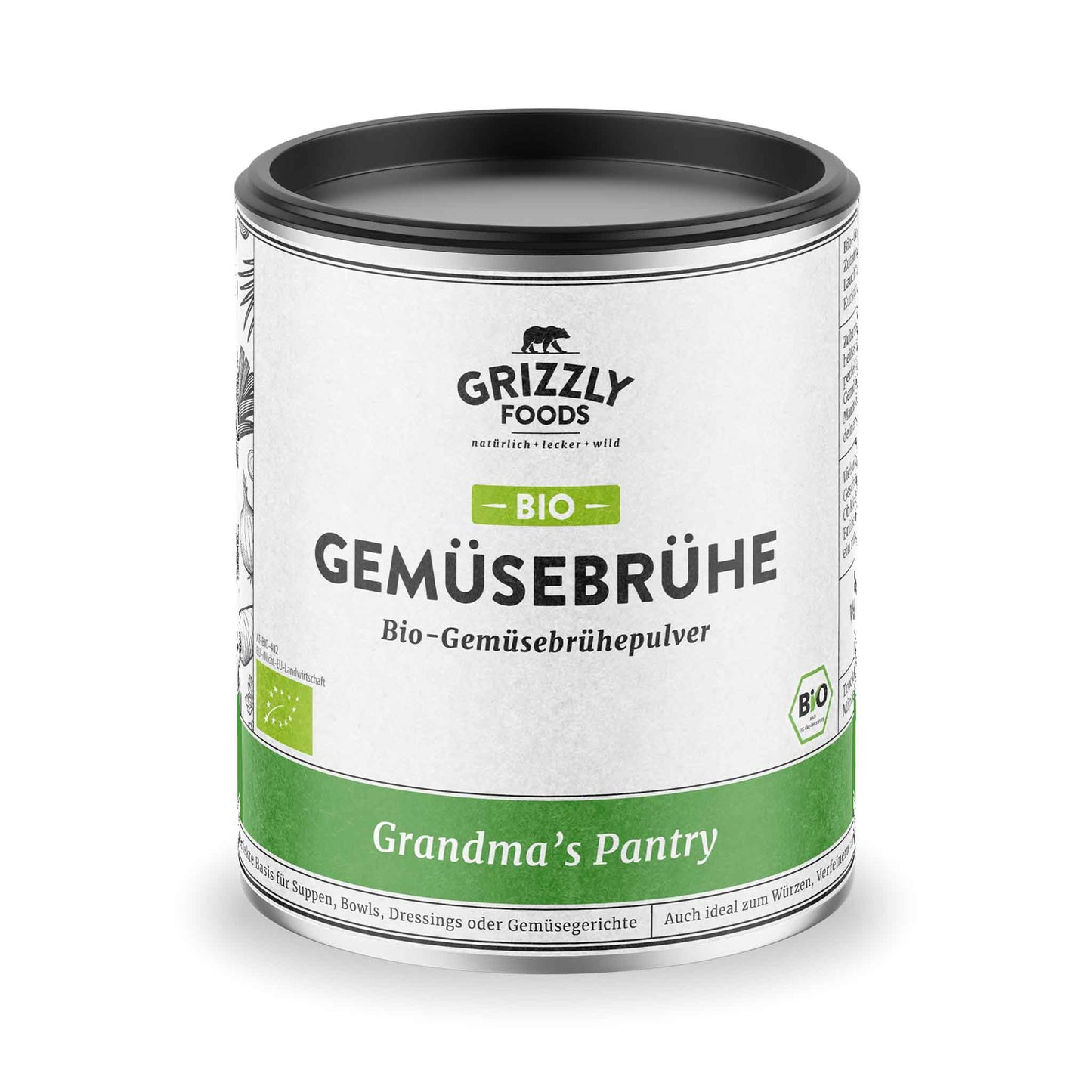 Økologisk Grønnsaksbuljongpulver – 280 g