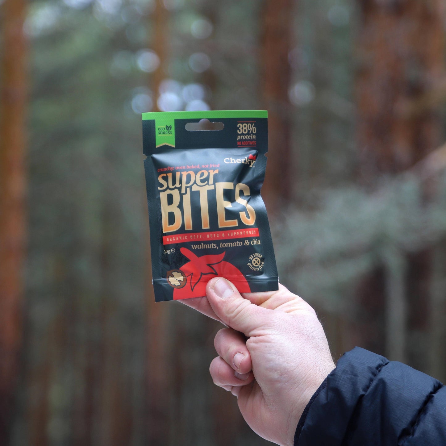 Superbites (NÖTKÖTT, NÖTTER, TOMAT OCH CHIA 30g)