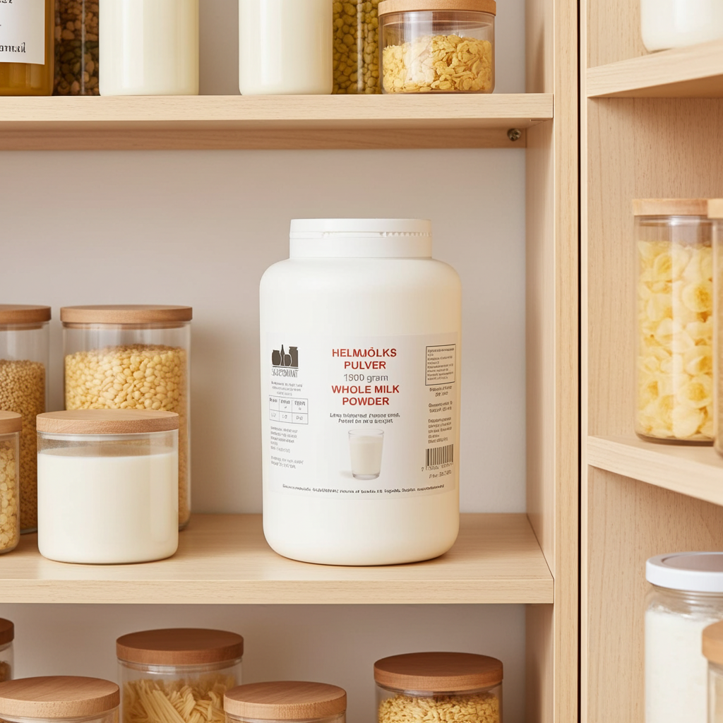 Helmjölkspulver | Torrmjölk med hög fetthalt