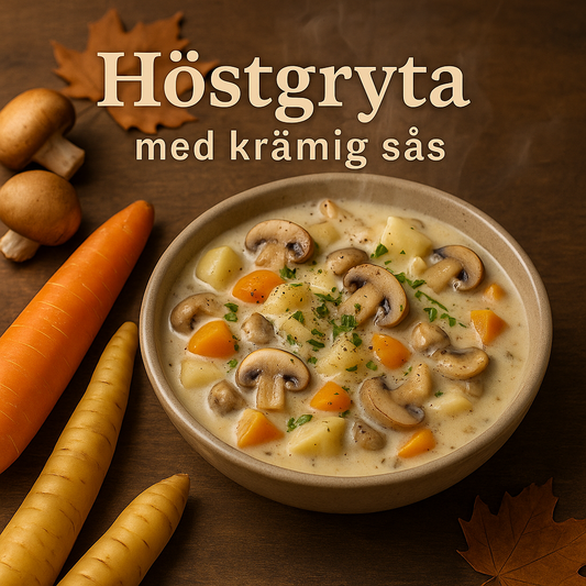 Höstgryta med krämig sås