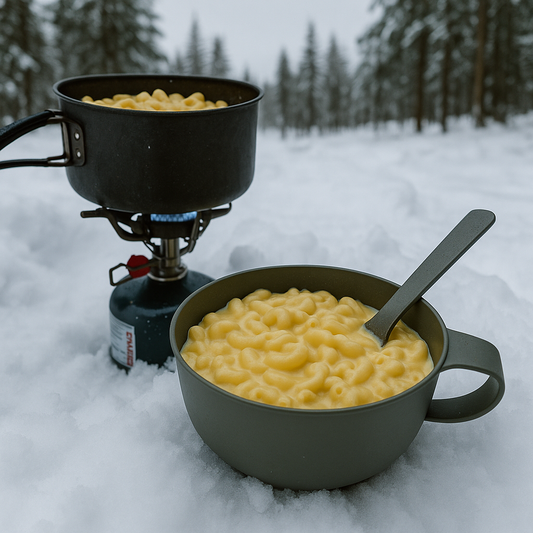 Snabb friluftspasta för vintern