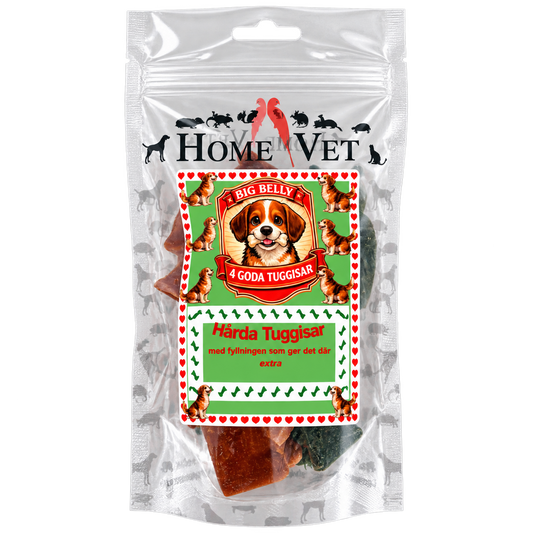 Big Belly – Fyllda Vegetariska Tuggbitar för Hundar 160 g