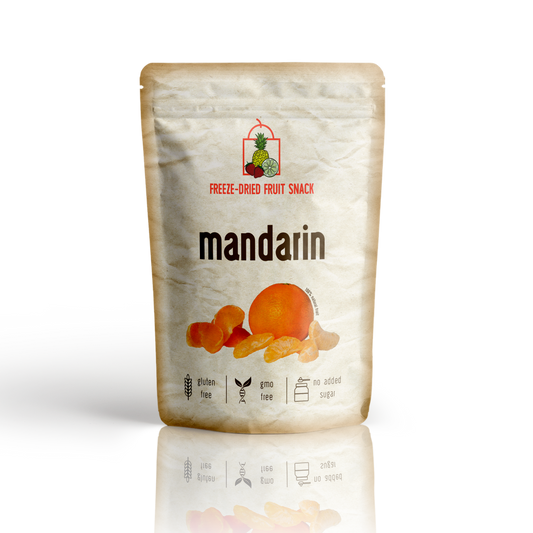 Frystorkad Mandarin | 100% Naturlig – Snackspåse 22g