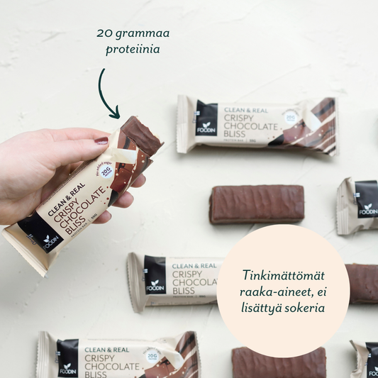 Clean & Real Proteinbar Crispy Chocolate Bliss – 55 g
