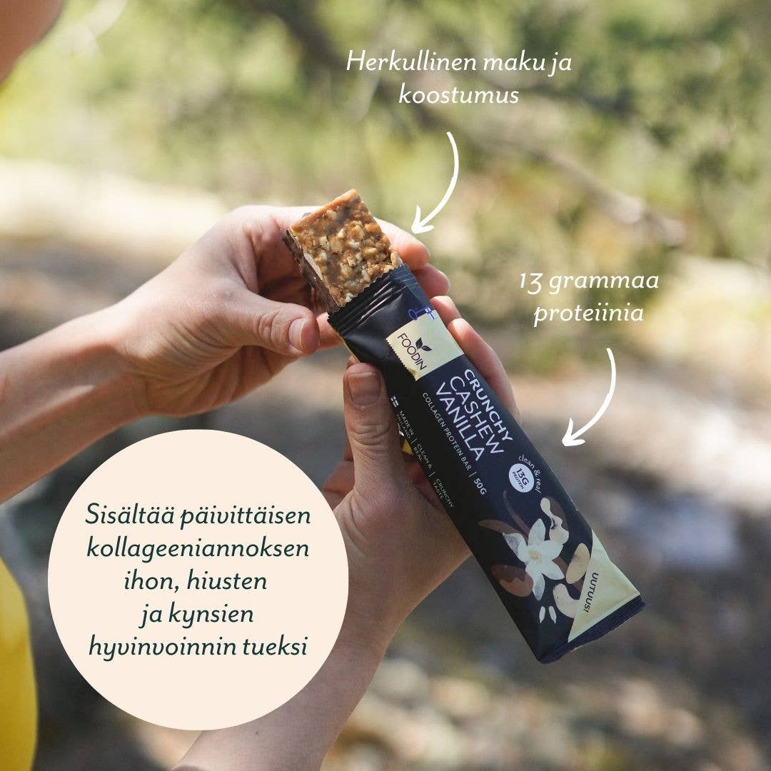 Kollagen Proteinbar Cashew-Vanilje 50 g