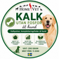 Kalk utan fosfor åt hund 200 g