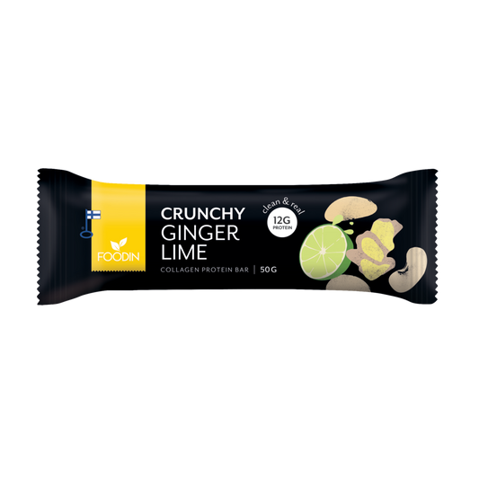 Collagen Protein Bar Ingefära Lime | 12g Protein & Kollagen
