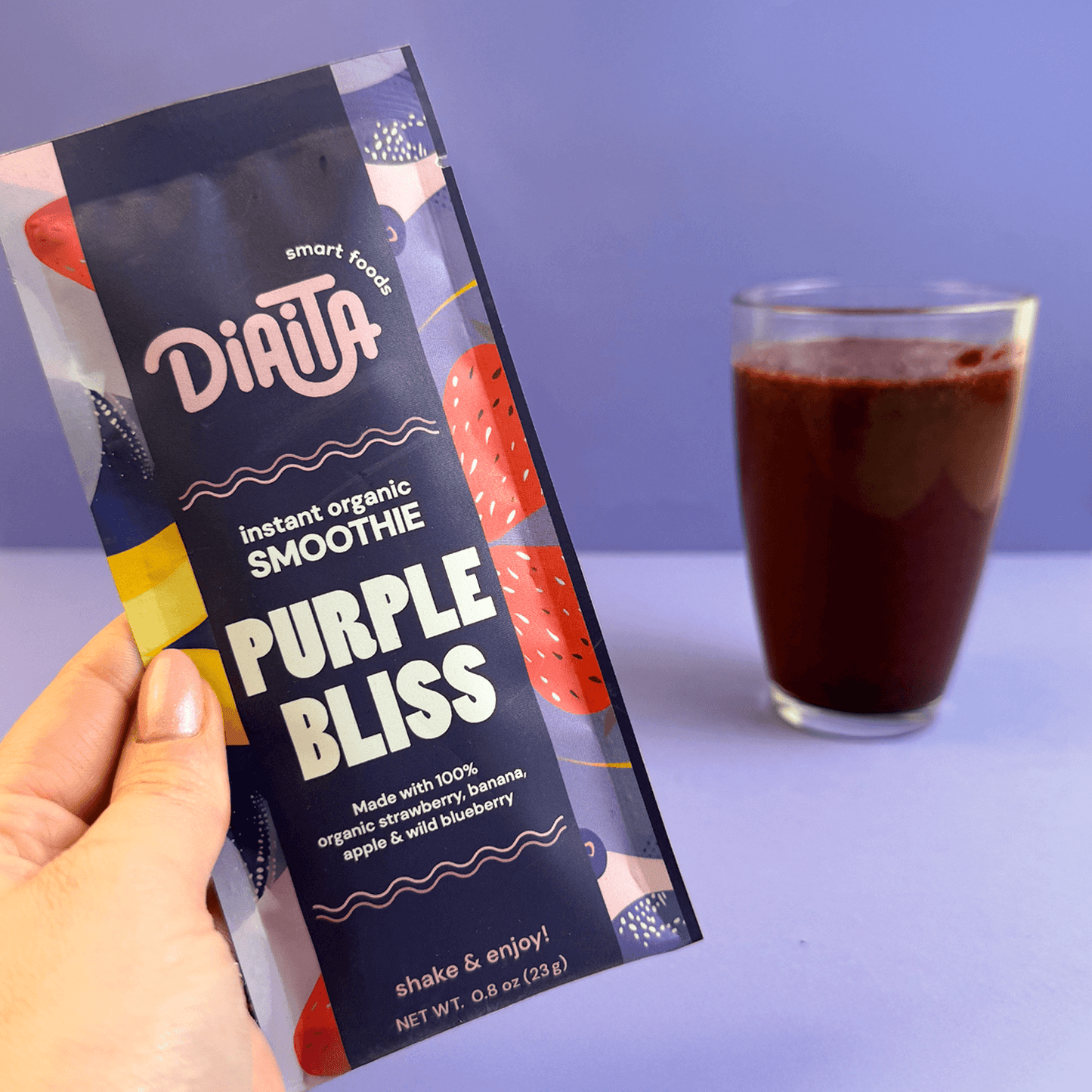 Økologisk smoothie – blandet pakke (4 smaker)