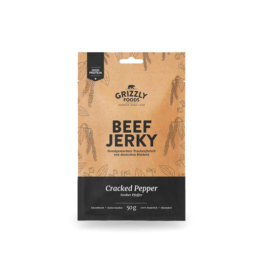 Beef Jerky Cracked Pepper – 50 g