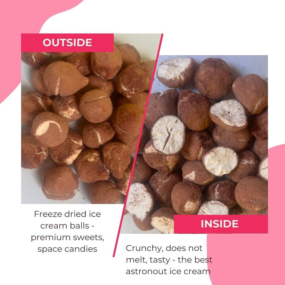 Frystorkade Glasskulor (Coconut Dream) 45g