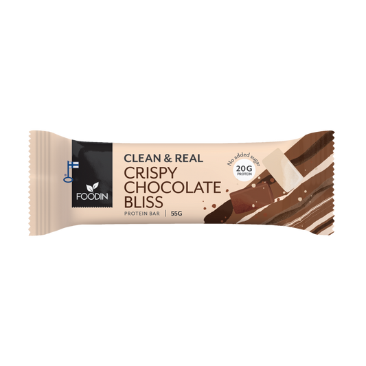 Clean & Real Proteinbar Crispy Chocolate Bliss – 55 g