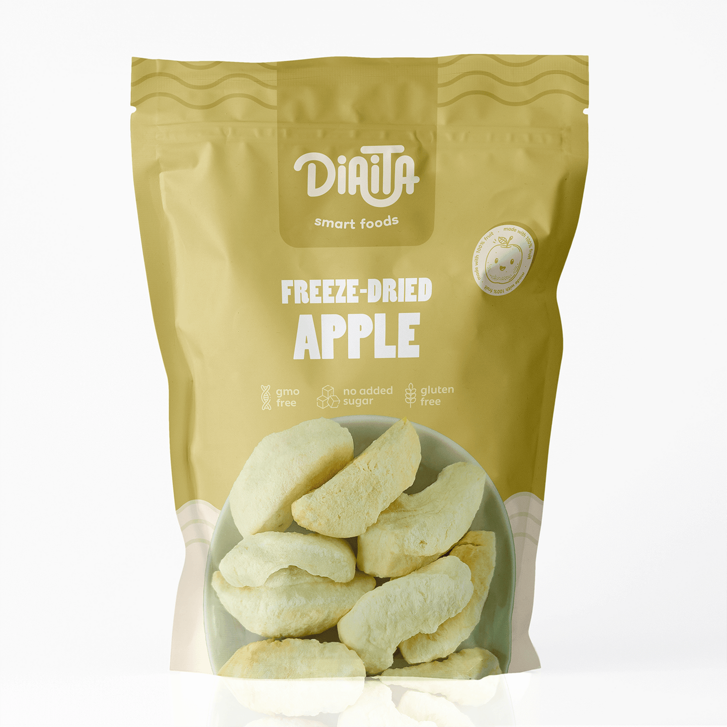 Frystorkade Äpplen 26g - 100% Naturliga