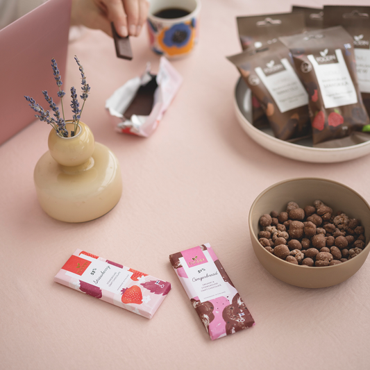 Raw Choklad Vild Blåbär 54% – 40 g