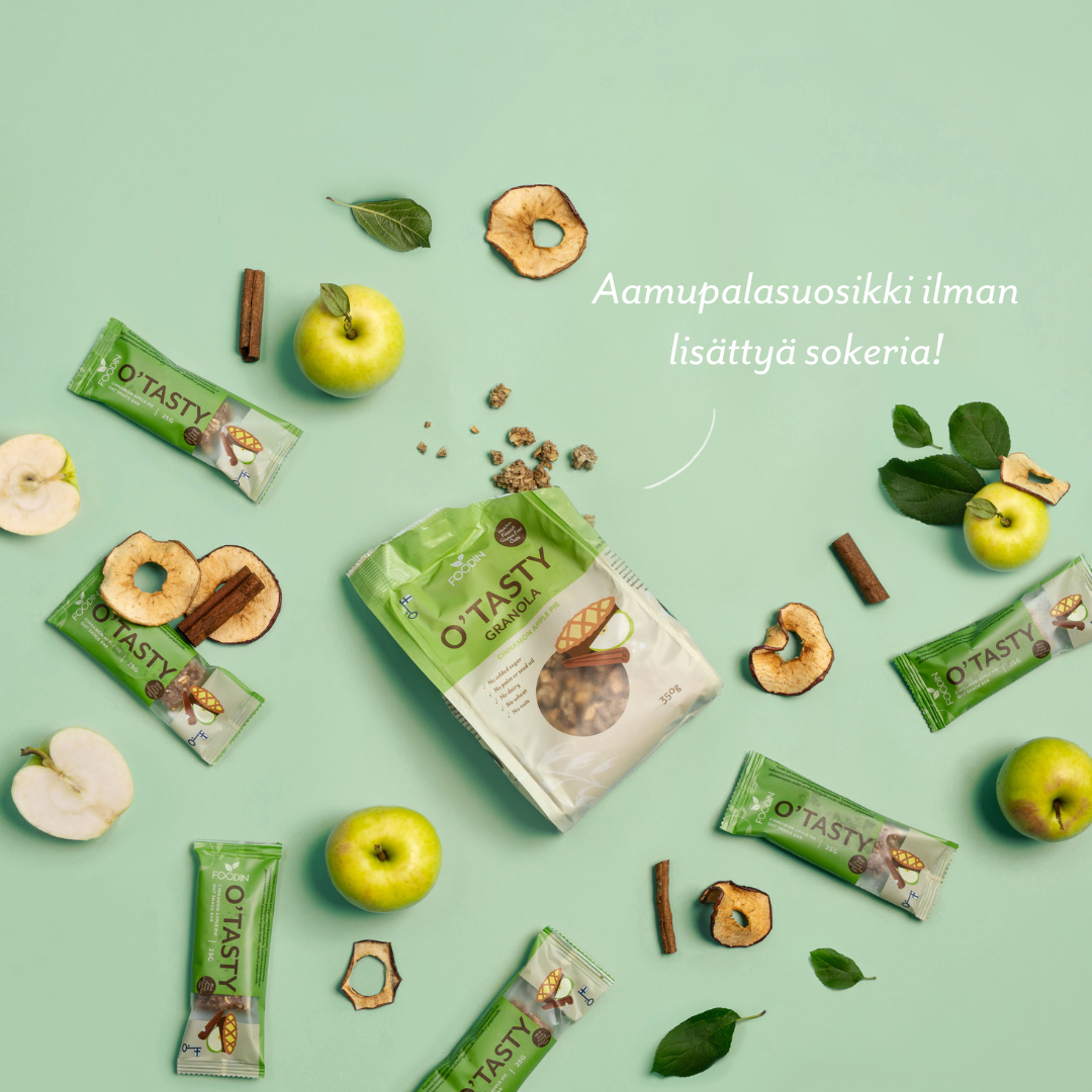 Granola Kanel Äppelpaj | Glutenfri Utan Vitt Socker