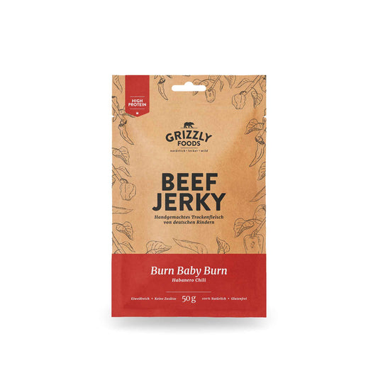 Beef Jerky Burn Baby Burn – 50 g