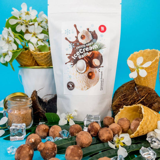 Frystorkade Glasskulor (Coconut Dream) 45g