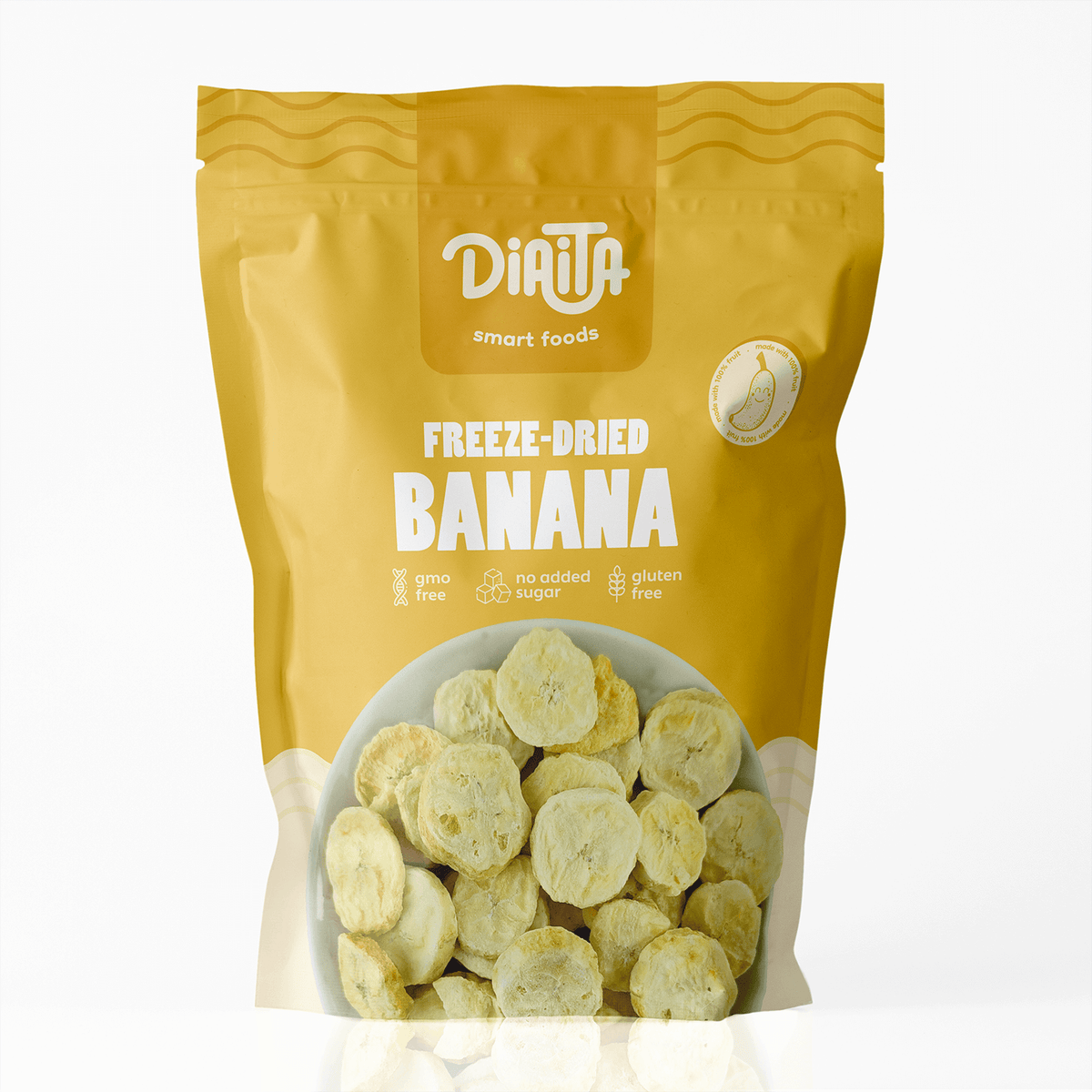 Frystorkad banan – fruktsnack 33g
