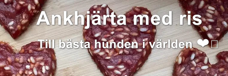 Ankhjärtan med Ris – Belöning åt hunden 50 g