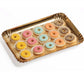 Brett med 15 mini-donuts 215g - Hånddekorert
