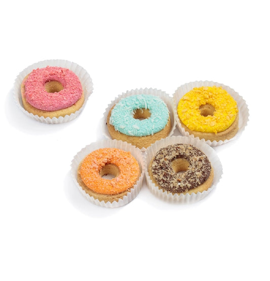 Bricka med 15 Mini-Donuts 215g - Handdekorerade