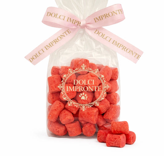 Jordbærsmakskjeks 140g - Småkjeks i pose