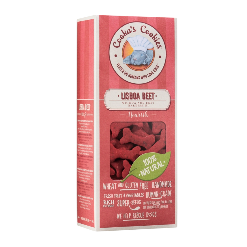 Lisboa Beet - Naturlige hundegodbiter med supermat 100 g