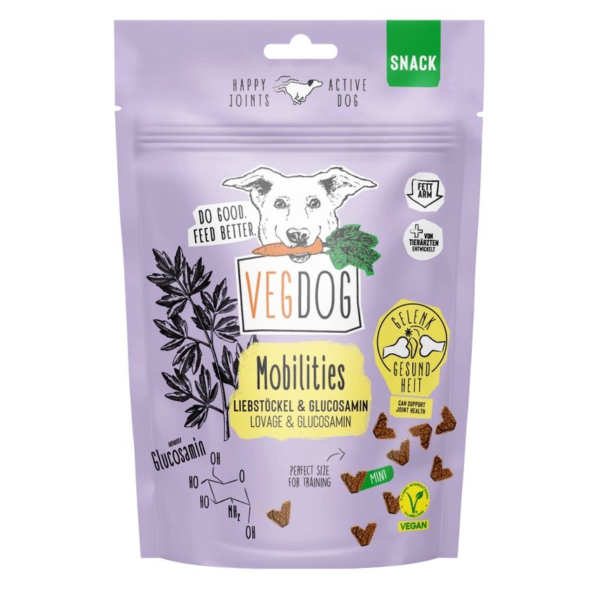 Mobilities Minis – Lettvektsgodbiter til hund for ledd 115 g