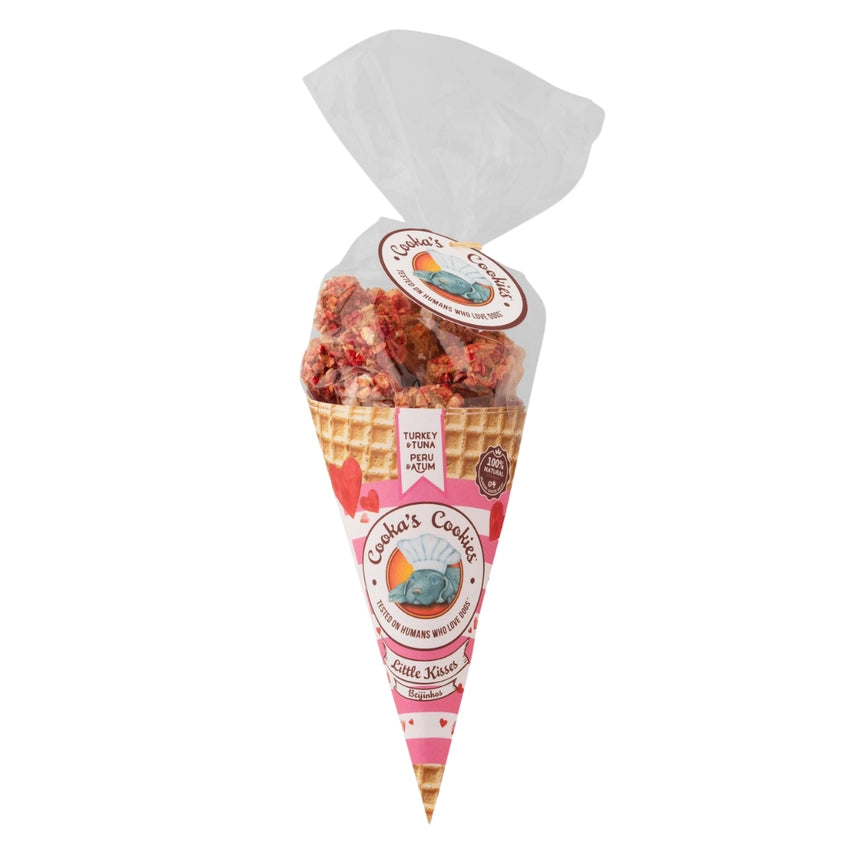 Pink Kisses - Kalkun- og tunfiskgodbiter til hund