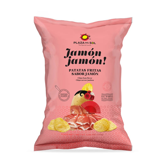 Potatischips Jamón jamón! (Spansk skinksmak) 115 gram