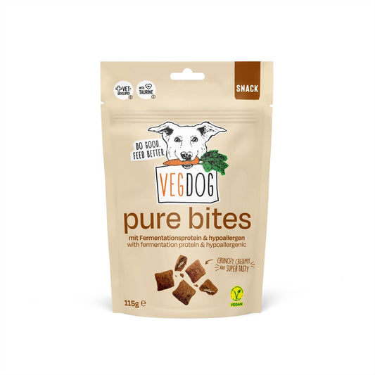 Pure Bites - Krispigt hundsnacks med krämig kärna 115 g