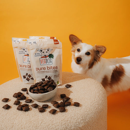 Pure Bites - Krispigt hundsnacks med krämig kärna 115 g