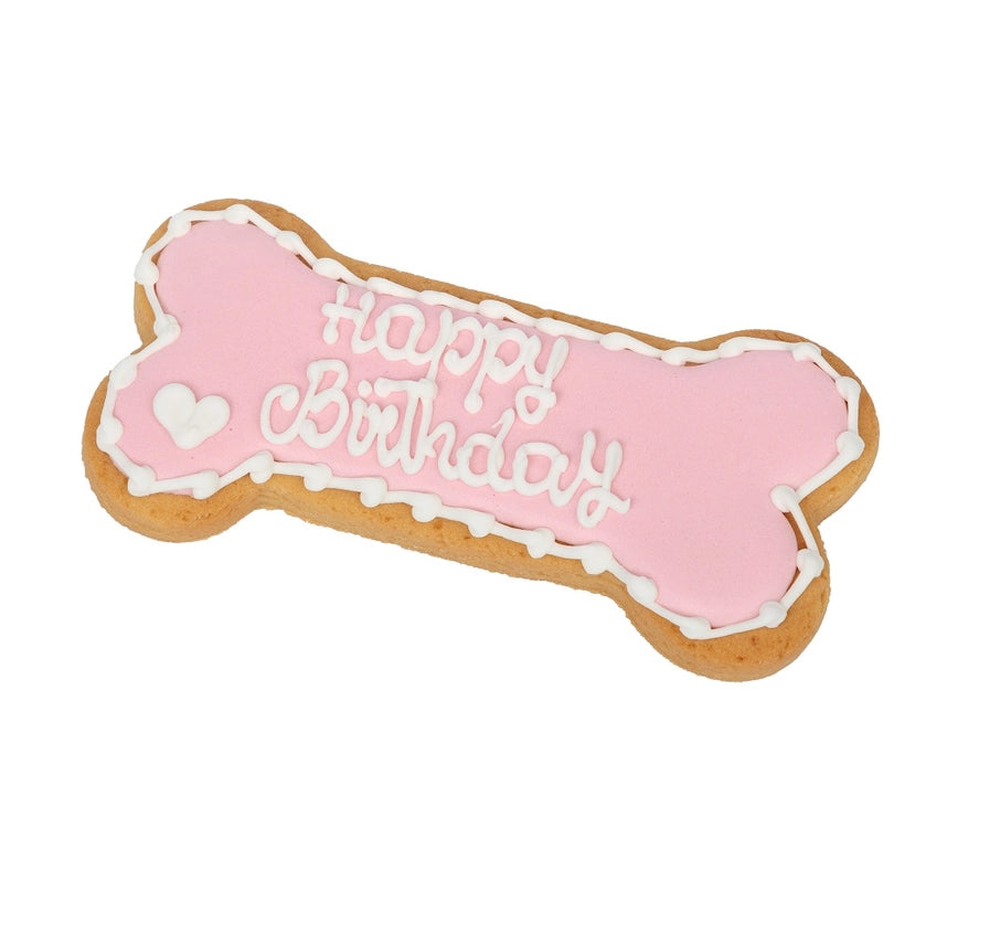 Bursdagsbein rosa 86g - Beinformet bursdagskake