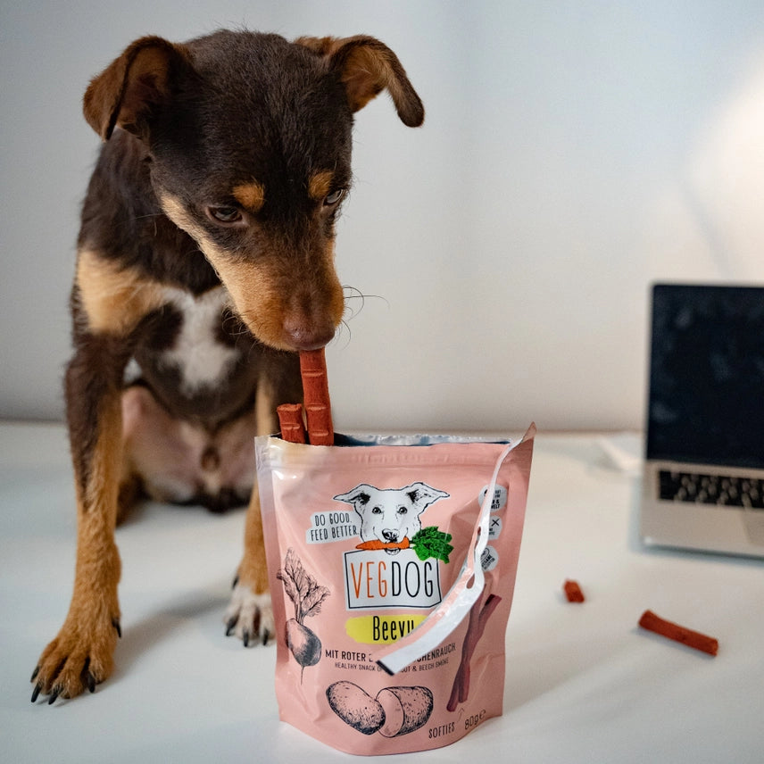 Beevys – Veganskt Hundgodis med Rödbeta 80 g