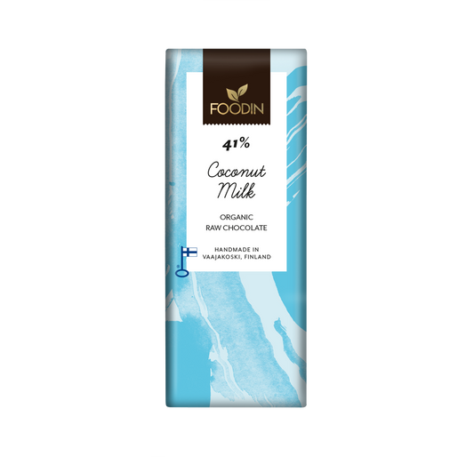 Rå Choklad Kokosmjölk 41%, Ekologisk 40 g