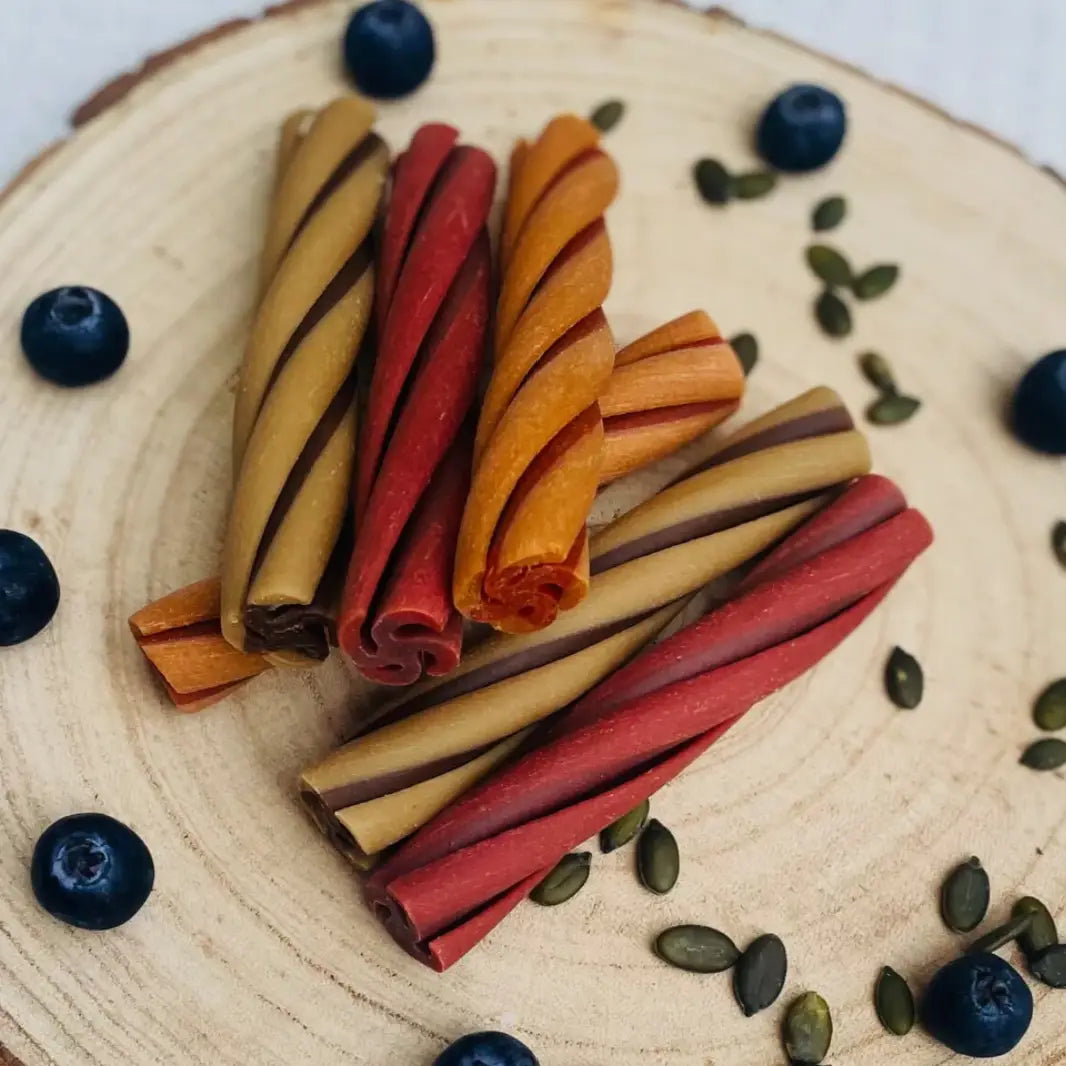 Twistpinnar – Vegetariska tuggben för hundar