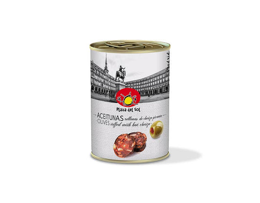 Gröna Oliver Fyllda med Chorizopasta 280g