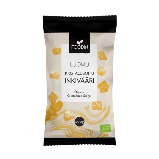 Kristalliserad Ingefära, Ekologisk 200g