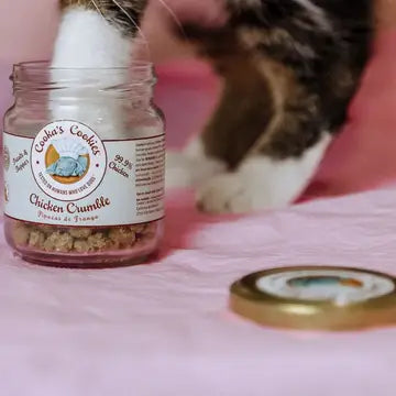 Chicken Crumble – kycklingbitar för hund och katt 100 g