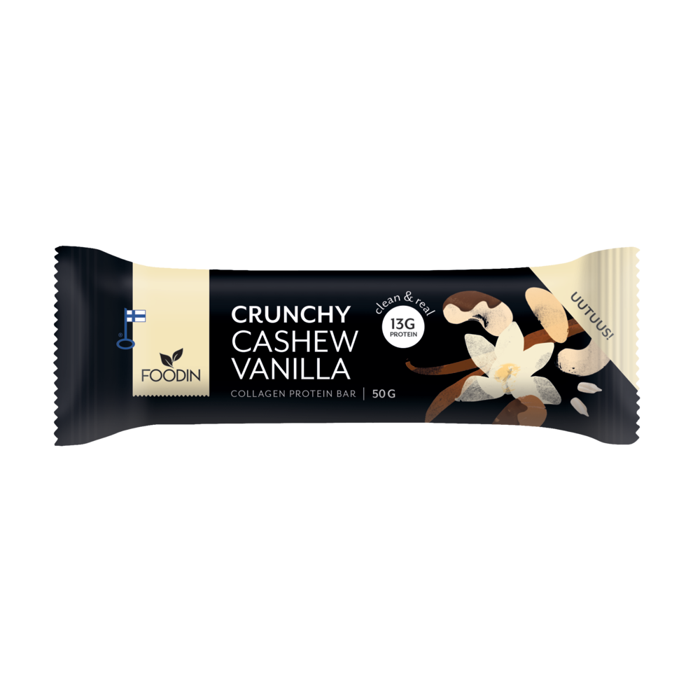 Kollagen Proteinbar Cashew-Vanilje 50 g