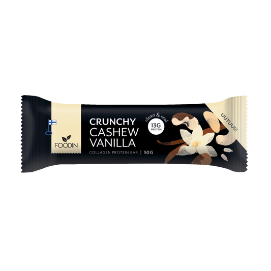 Kollagen Proteinbar Cashew-Vanilj 50 g