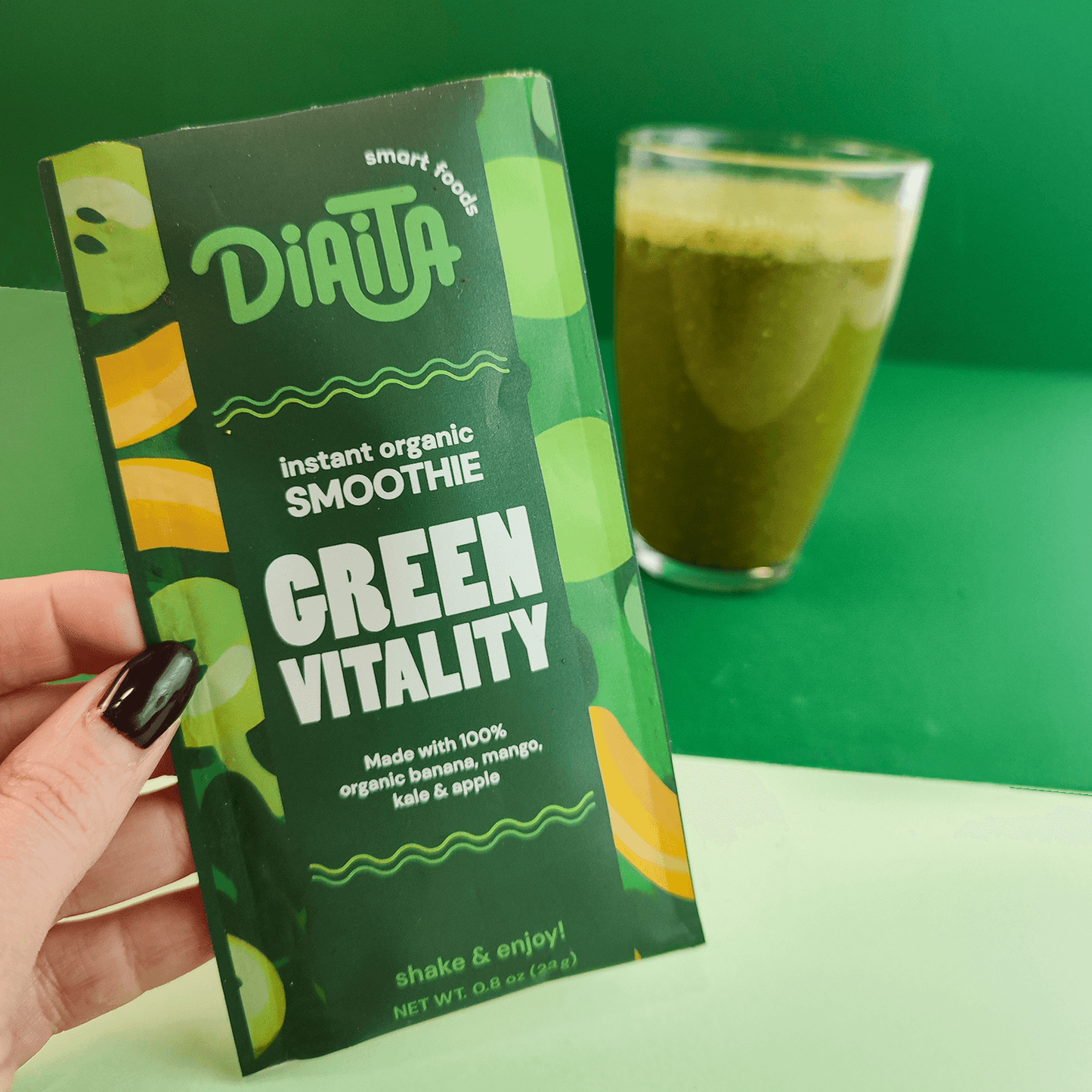 Økologisk smoothie – blandet pakke (4 smaker)