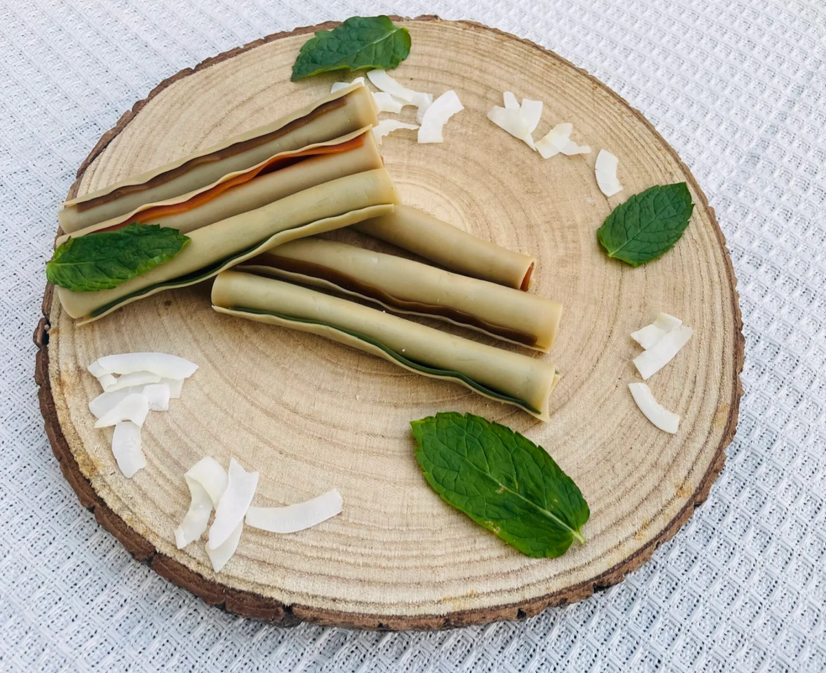 ChewVeggie Rolls – Handgjorda Vegetariska Tuggpinnar för Hundar 110 g