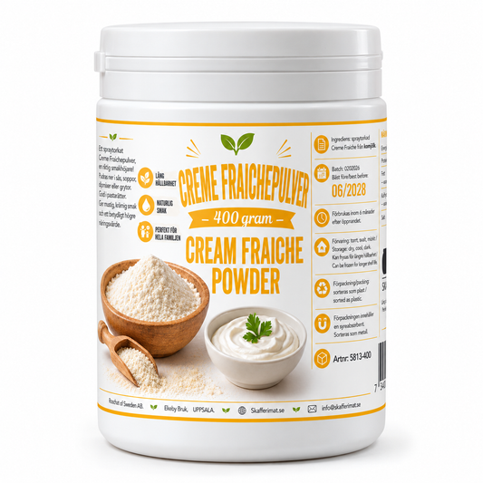 Crème Fraichepulver | Äkta spraytorkad crème fraîche