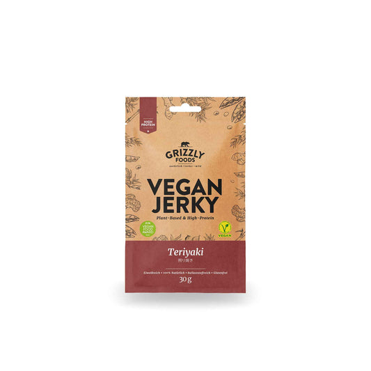 Vegan Jerky Teriyaki – Växtbaserad Köttsnack