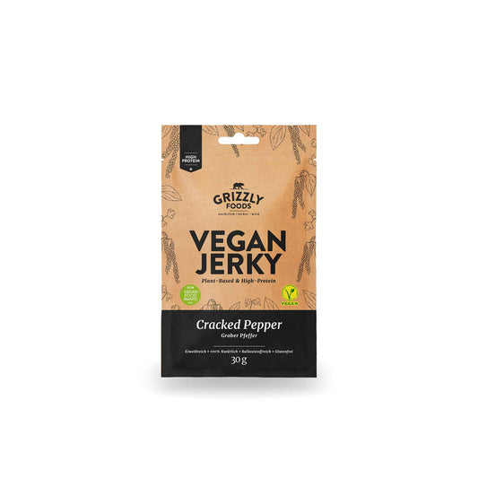 Vegansk Jerky – Krossad Peppar 30 g