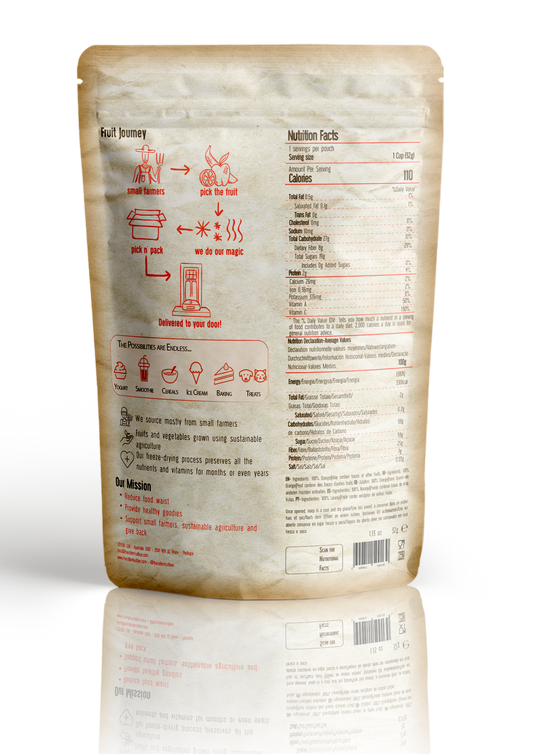 Frystorkad Apelsin Med Skal (32g)