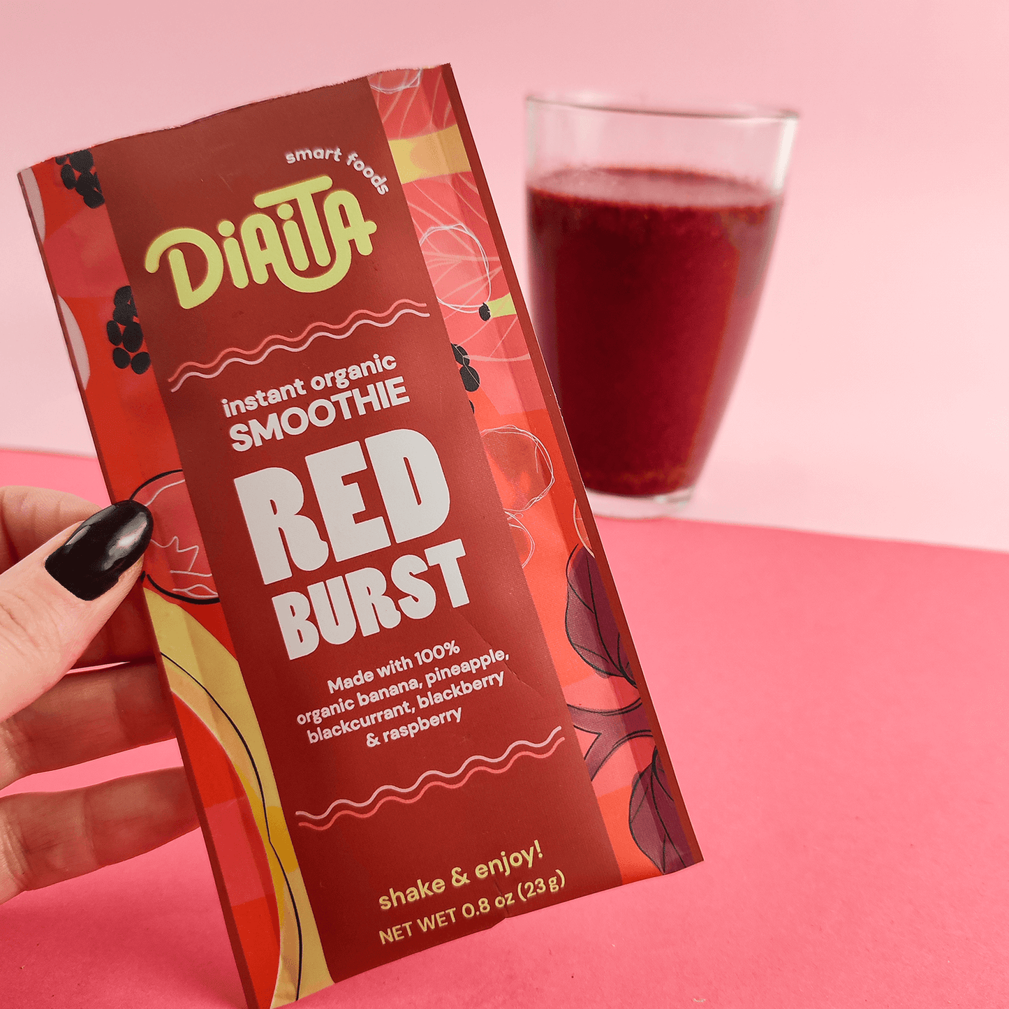 Økologisk smoothie – blandet pakke (4 smaker)