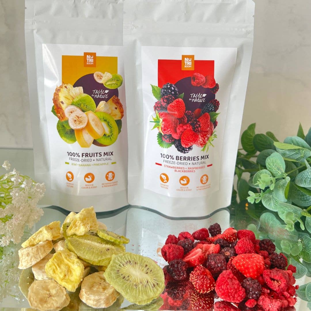 Frystorkad Bärmix + Fruktmix: SET