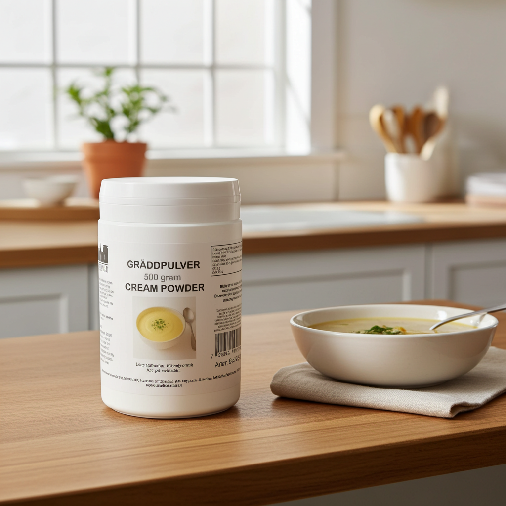 Gräddpulver | Äkta lufttorkad grädde